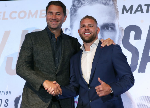 eddie-hearn-and-billy-joe-saunders-file-photo