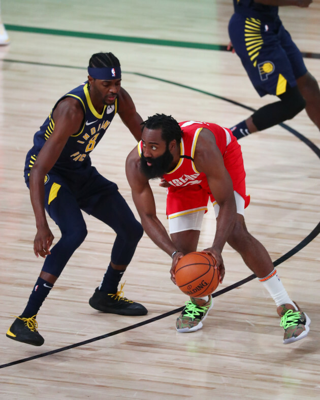 Pacers hold off Rockets despite Harden's 45 points · The 42