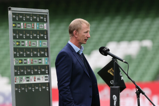 leinsters-head-coach-leo-cullen-being-interviewed-before-the-match