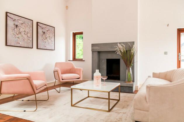 Striking modern design at this contemporary Galway villa with a sunlit ...