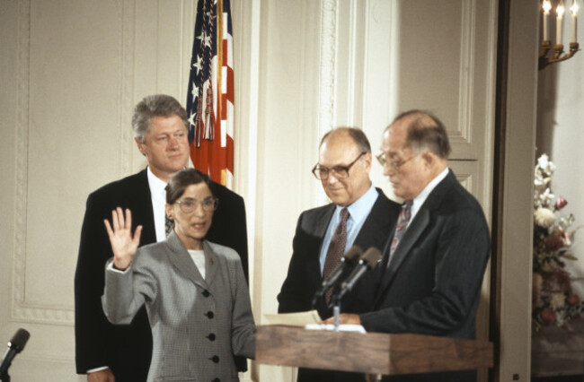 ruth-bader-ginsburg-is-sworn-in-as-associate-justice-of-the-united-states-supreme-court