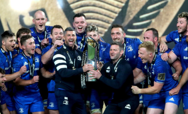 rob-kearney-and-fergus-mcfadden-lift-the-guinness-pro14-trophy