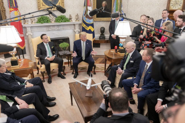 u-s-president-trump-hosts-irish-prime-minister-varadkar-for-st-patricks-day