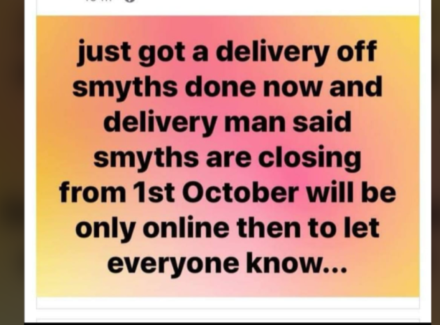 smyths toys cancel order