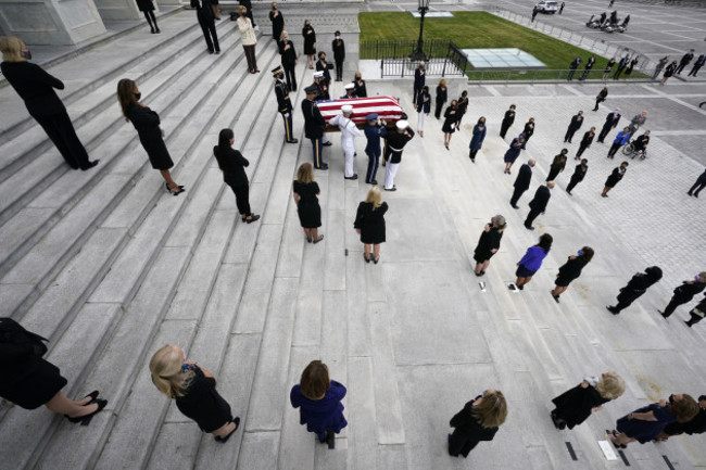 associate-justice-ruth-bader-ginsburg-lies-in-state-in-the-us-capitol