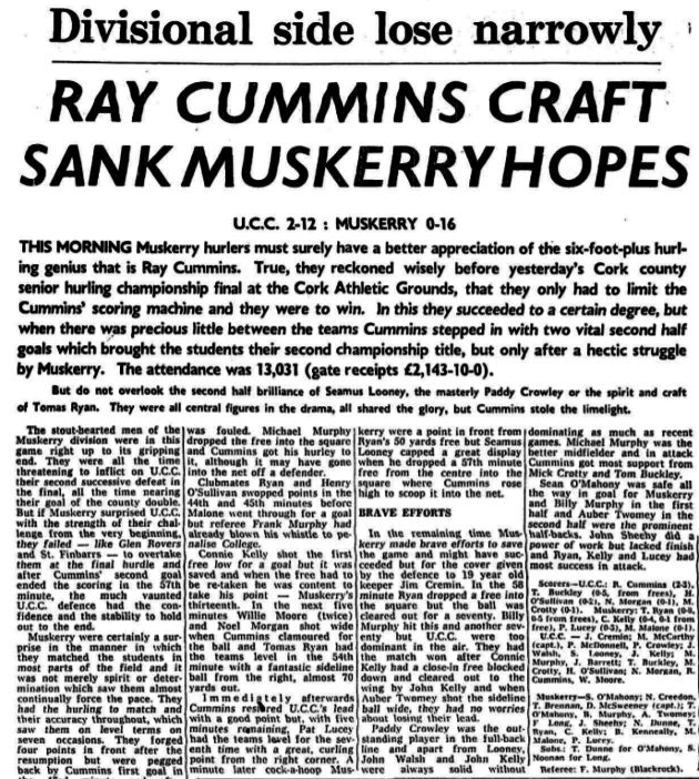 50 years on and still central to Cork club hurling 'There's a