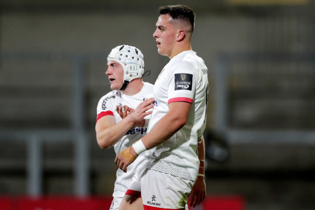 james-hume-celebrates-scoring-a-try-with-michael-lowry