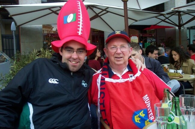 Daddy and My Friend Conal in Toulouse