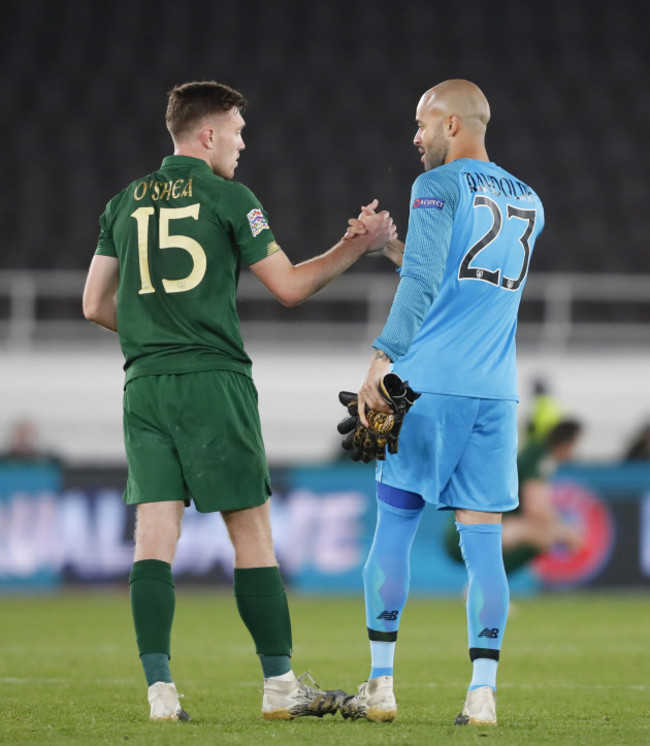 darren-randolph-and-dara-oshea-after-the-game