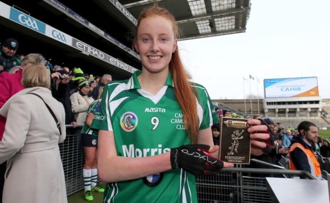 aishling-moloney-is-presented-with-her-player-of-the-match-award