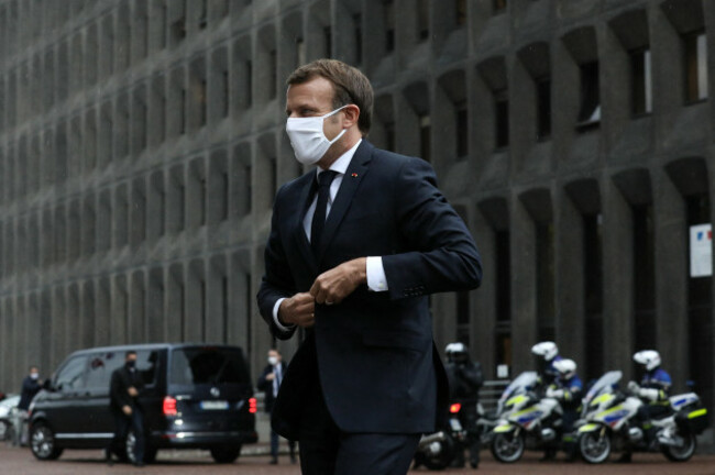 president-macron-visits-prefecture-headquarters-bobigny