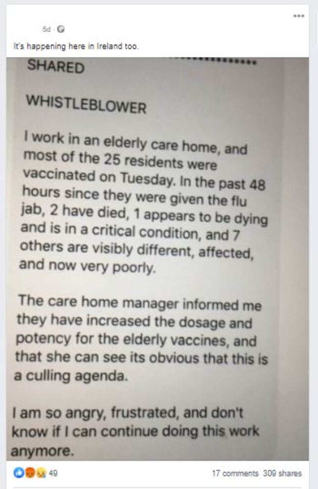 Care Home Factcheck Facebook 1