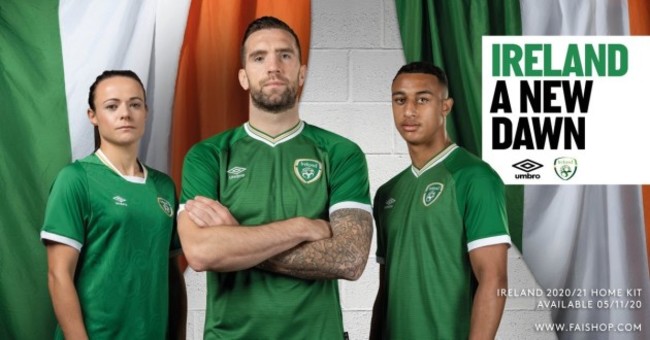 Ireland home umbro