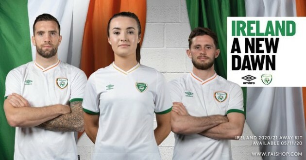 ireland away shirt