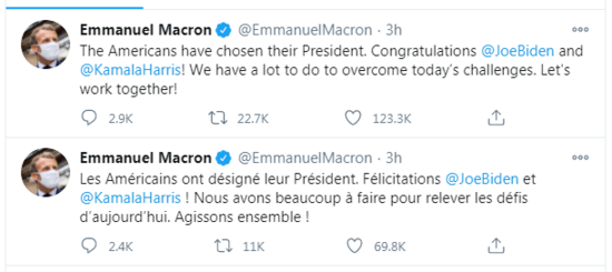 E Macron