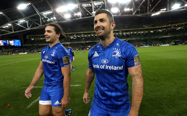 james-lowe-and-rob-kearney-after-the-match