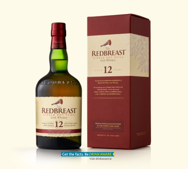 Redbreast 12 year old engraved w DA