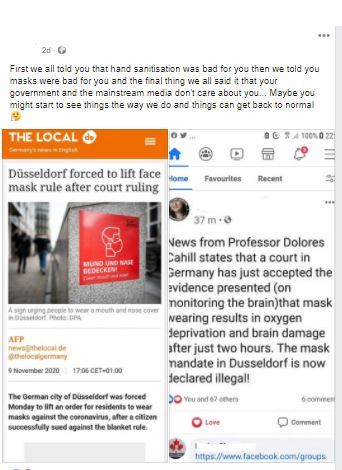 Dusseldorf Facebook claim