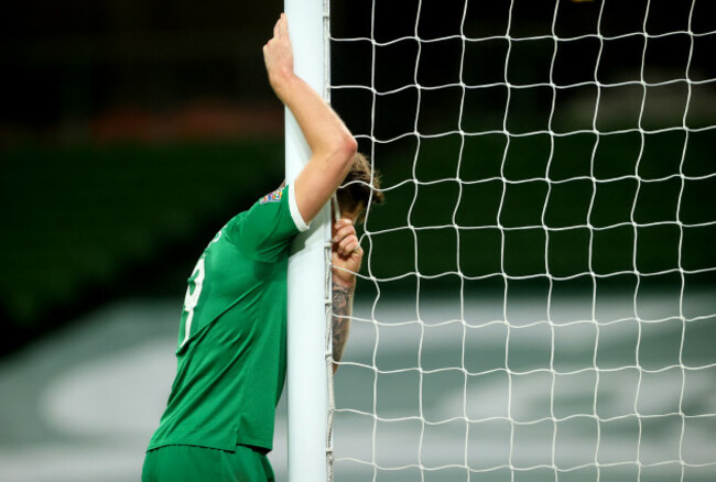 james-collins-reacts-to-a-missed-chance