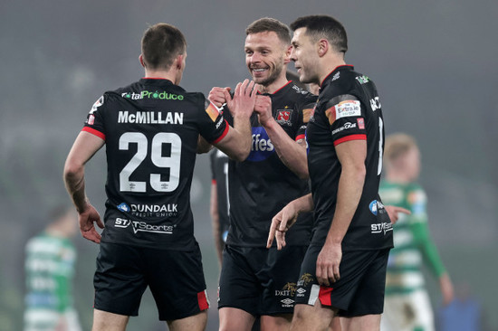 david-mcmillan-celebrates-scoring-his-second-goal-with-brian-gartland-and-andy-boyle