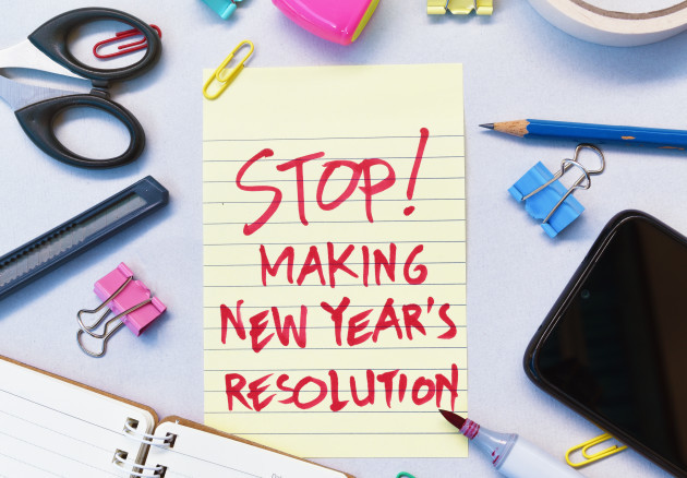 stop making new years resolution