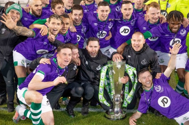 shamrock-rovers-players-celebrate-with-the-sse-airtricity-league-premier-division-trophy