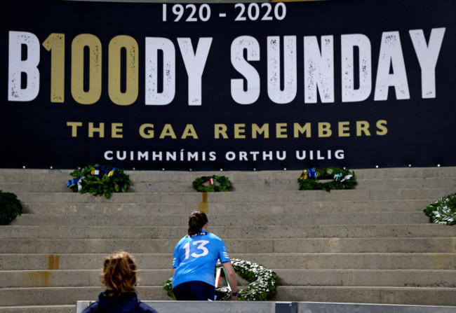 sinead-aherne-lays-a-wreath-at-the-bloody-sunday-memorial-in-croke-park