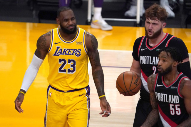 nba-portland-trail-blazers-at-los-angeles-lakers