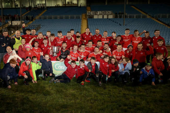 ballintubber-players-and-supports-celebrate-after-the-game-with-the-moclair-cup