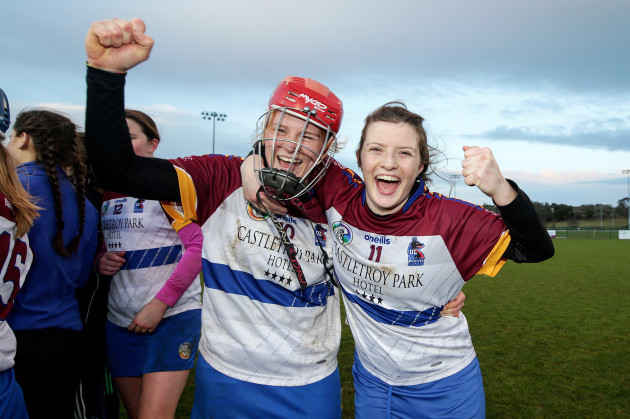 beth-carton-and-roisin-howard-celebrate-after-the-game