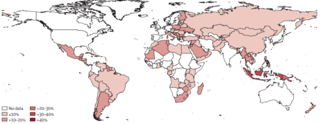 rates among boys across globe