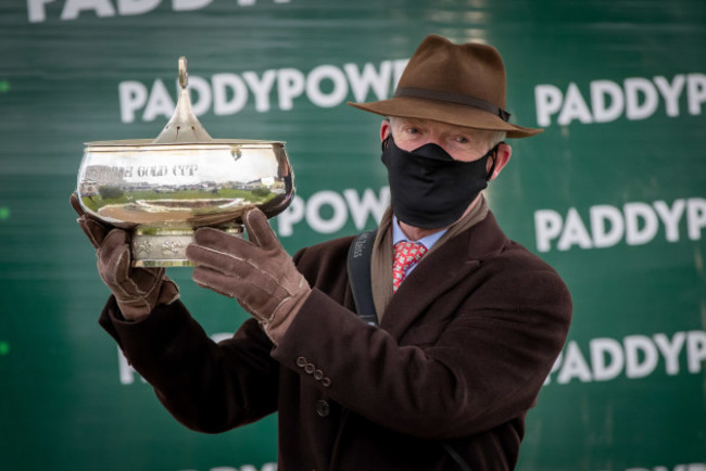 willie-mullins-celebrates-winning-the-paddy-power-irish-gold-cup-with-kemboy