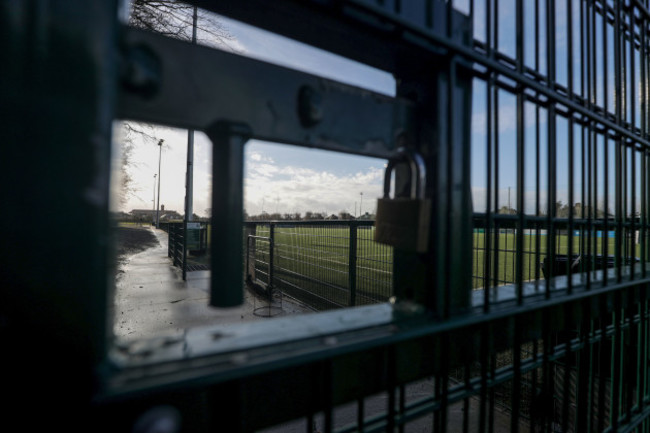 a-view-of-terenure-college-rfc-as-the-coronavirus-brings-a-stop-to-all-irish-sport-until-at-least-march-29th