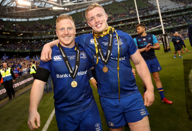 james-tracy-and-dan-leavy-celebrate-after-the-game