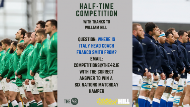 half time comp italy