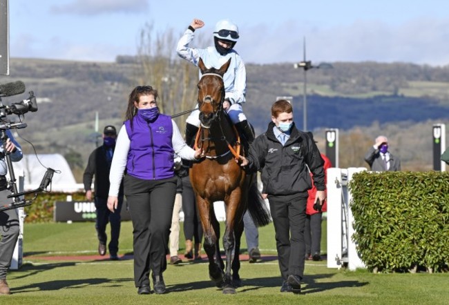 rachel-blackmore-onboard-honeysuckle-celebrates-winning