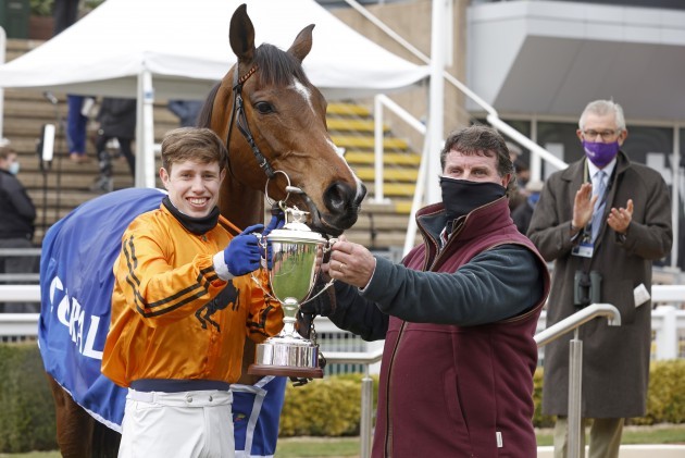 richard-condon-and-heaven-help-us-with-trainer-paul-hennessy-celebrate-after-winning