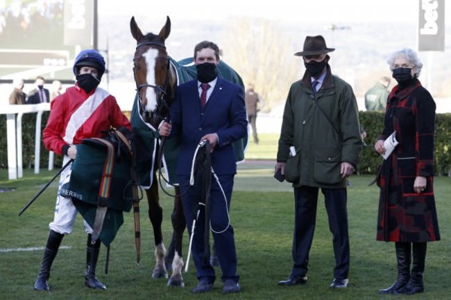 rachael-blackmore-and-sir-gerhard-with-trainer-willie-mullins-celebrates-after-winning