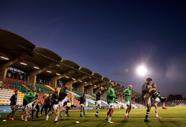 shamrock-rovers-warm-up-ahead-of-the-game