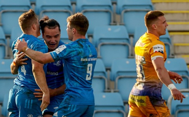 jordan-larmour-celebrates-after-scoring-a-try-with-james-lowe-and-luke-mcgrath