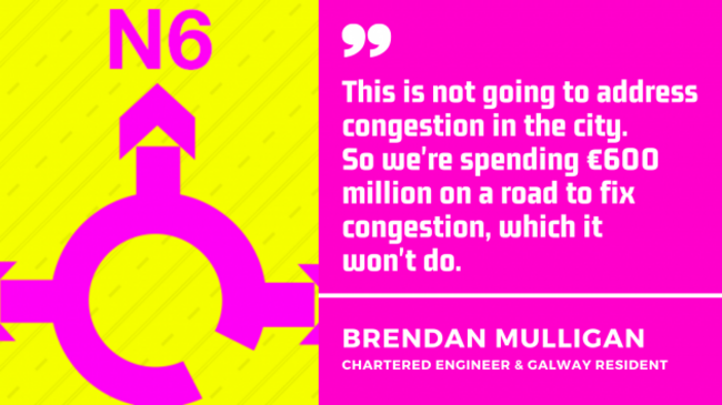 Quote by Brendan Mulligan, chartered engineer and Galway resident. This is not going to address congestion in the city. So we're spending €600 million on a road to fix congestion, which it won't do.