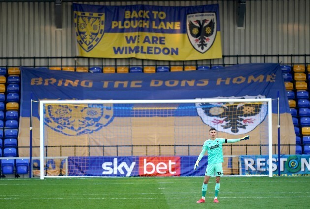 afc-wimbledon-v-ipswich-town-sky-bet-league-one-plough-lane