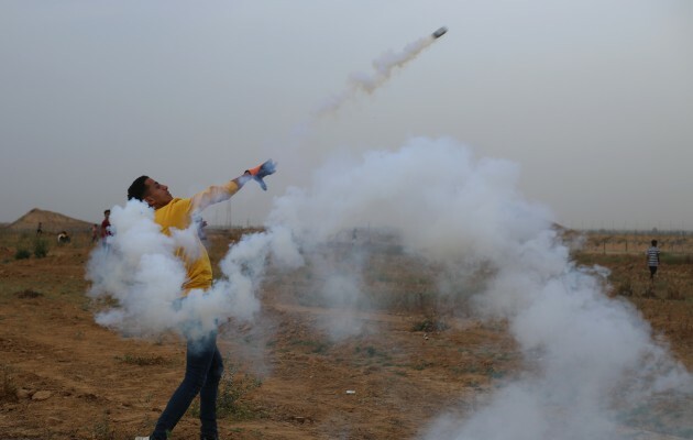 mideast-gaza-khan-younis-protest