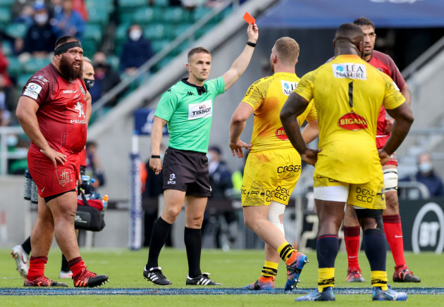 luke-pearce-shows-levani-botia-a-red-card-after-first-showing-him-a-yellow-card-for-a-dangerous-tackle