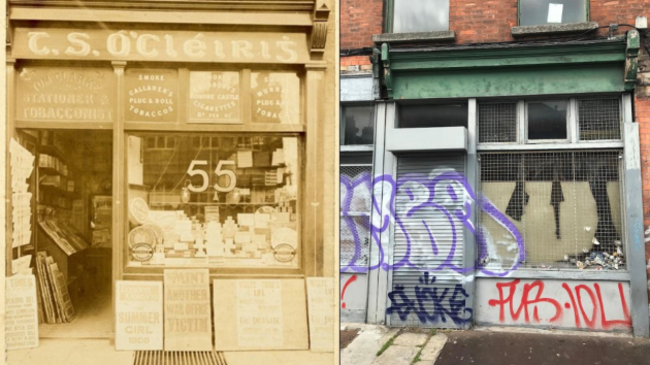 55 Amiens Street then and now