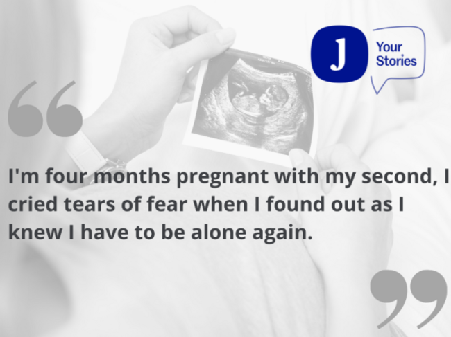 My entire pregnancy was spent in lockdown so I knew the birth would be the same, but even though I knew this I wasn't prepared for the isolation. (5)