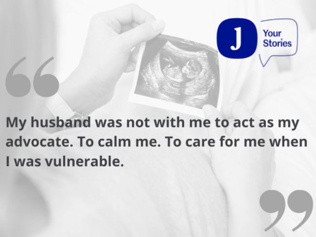 My entire pregnancy was spent in lockdown so I knew the birth would be the same, but even though I knew this I wasn't prepared for the isolation. (8)