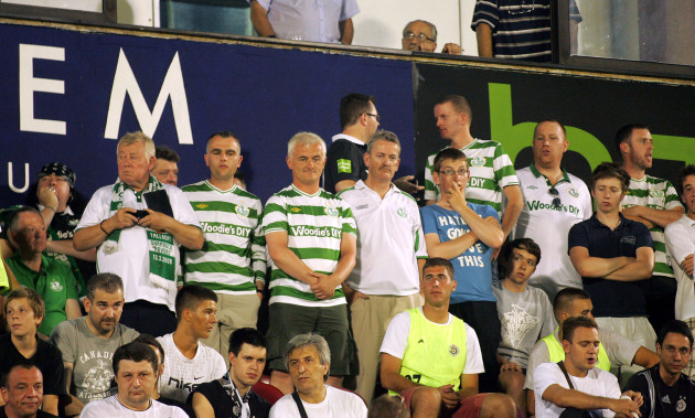 shamrock-rovers-fans-sitting-with-partizan-fans