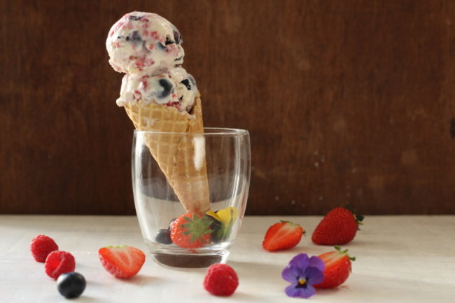 Mixed berry Ice cream