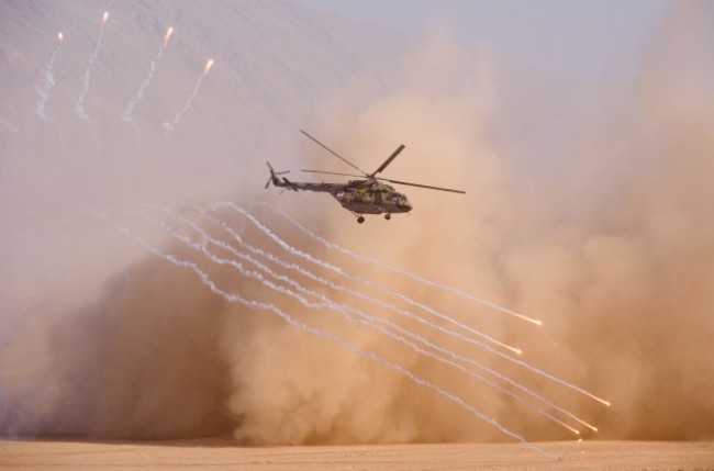 khatlon-region-tajikistan-10th-aug-2021-a-helicopter-is-seen-during-a-joint-military-exercise-by-russia-tajikistan-and-uzbekistan-on-the-harb-maidon-military-training-ground-at-20-km-from-the-bo